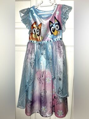 Bluey Dress Princess Dress Toddler Girl Kids 4T